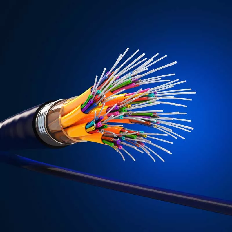 اجرای پروژه فیبر نوری و تامین تجهیزات نوری کامل