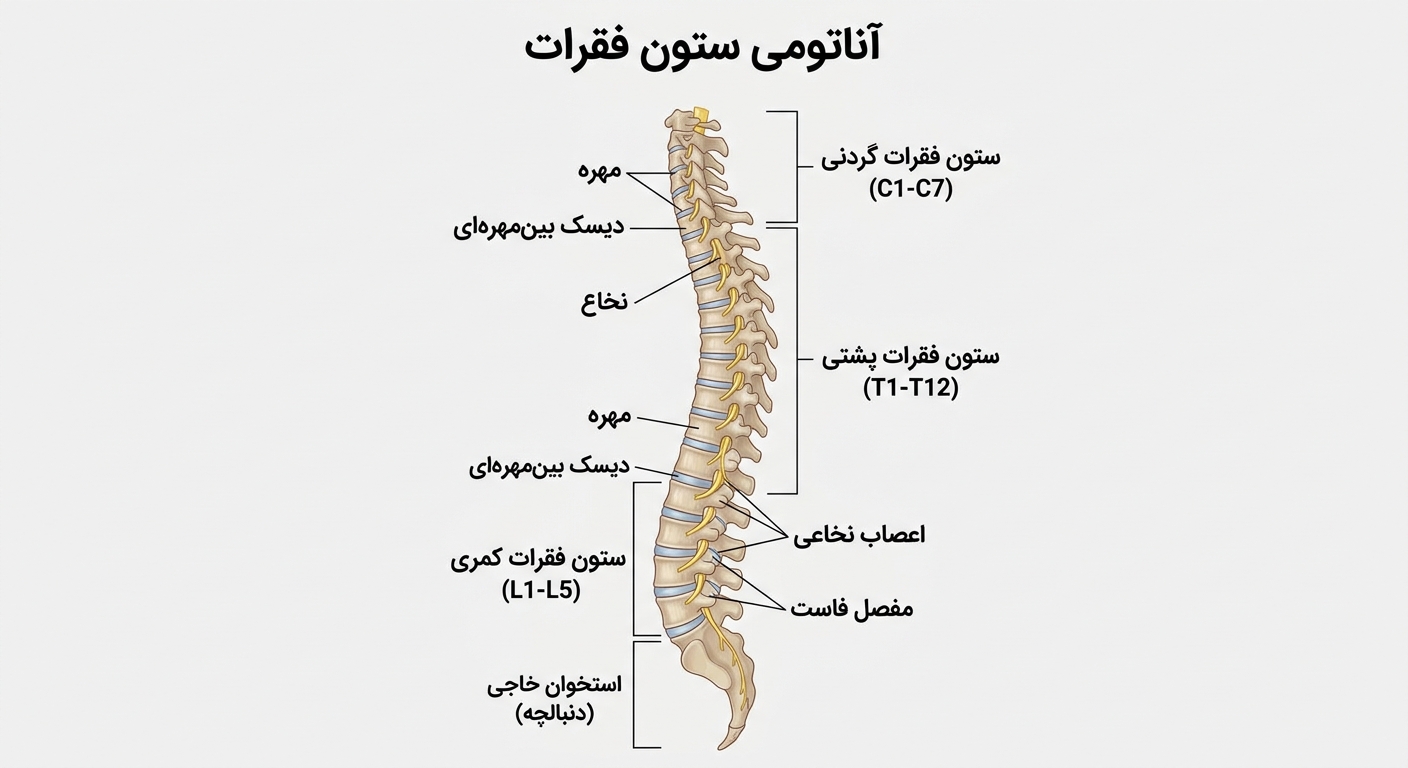 آناتومی ستون فقرات