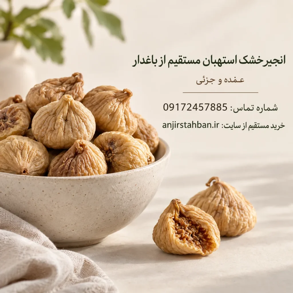 عرضه مستقیم انجیر خشک استهبان بدون واسطه